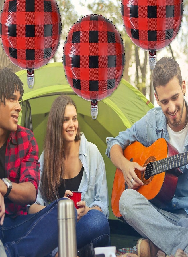 هافركامب بالونات هافركامب بنقشة الجاموس (عبوة من 3 بالونات) زينة عيد ميلاد مايلر بنقشة الجاموس مقاس 18 بوصة لحفلات استقبال المولود الجديد بطابع الحطابين أو الغابات (من هافركامب) - Image 5