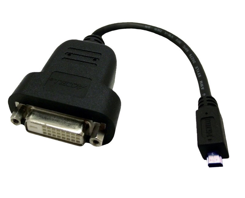 Accell Mini HDMI (HDMI-C Male) to DVI-D (Female) Adapter - Resolutions up to 1920x1080 Full HD - Image 1