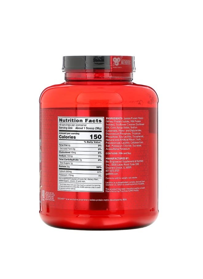 BSN BSN Syntha 6 Isolate Protein Powder Drink Mix Vanilla Ice Cream 4.02 lbs 1.82 kg  - Image 2