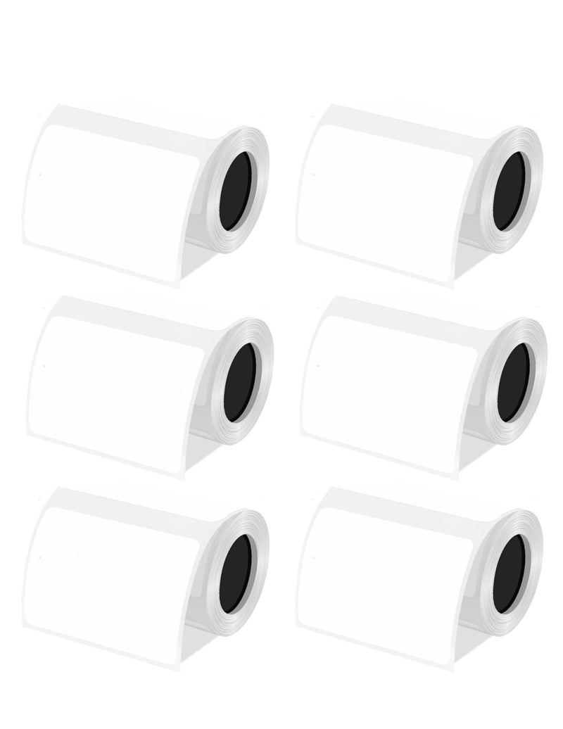 True-Ally 50x25 Direct Thermal (0.5 inch Core) Barcode MRP Sticker Labels – 200 Labels/Roll for Small Thermal Printers (40 mm Dia) (6 Rolls Per Pack (1200 Labels) - Image 1