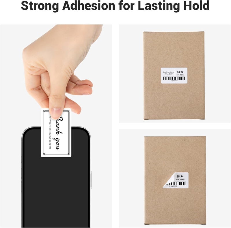 True-Ally 50x25 Direct Thermal (0.5 inch Core) Barcode MRP Sticker Labels – 200 Labels/Roll for Small Thermal Printers (40 mm Dia) (6 Rolls Per Pack (1200 Labels) - Image 5