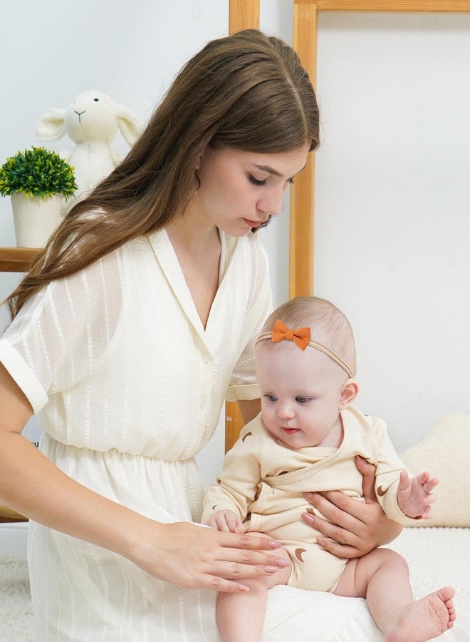 jollybows أربطة رأس جولي بوز للبنات 20 قطعة 2" لحديثي الولادة من النايلون، أربطة شعر للبنات الصغيرات - Image 4