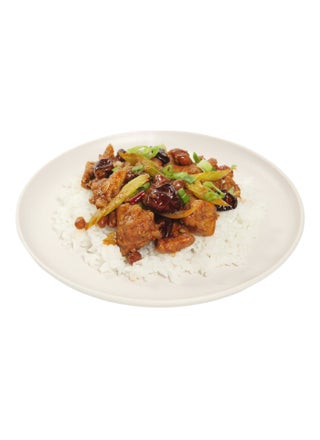 Kung Pao Chicken With Rice