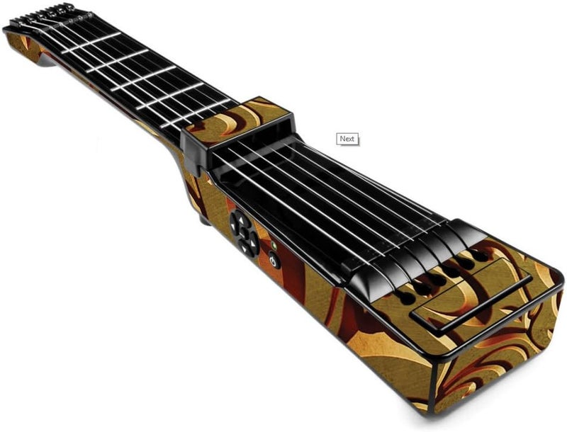 MightySkins Skin Compatible with Jamstik+ Portable SmartGuitar - Mosaic Gold | Protective, Durable, and Unique Vinyl Decal wrap Cover | Easy to Apply, Remove, and Change Styles | Made in The USA