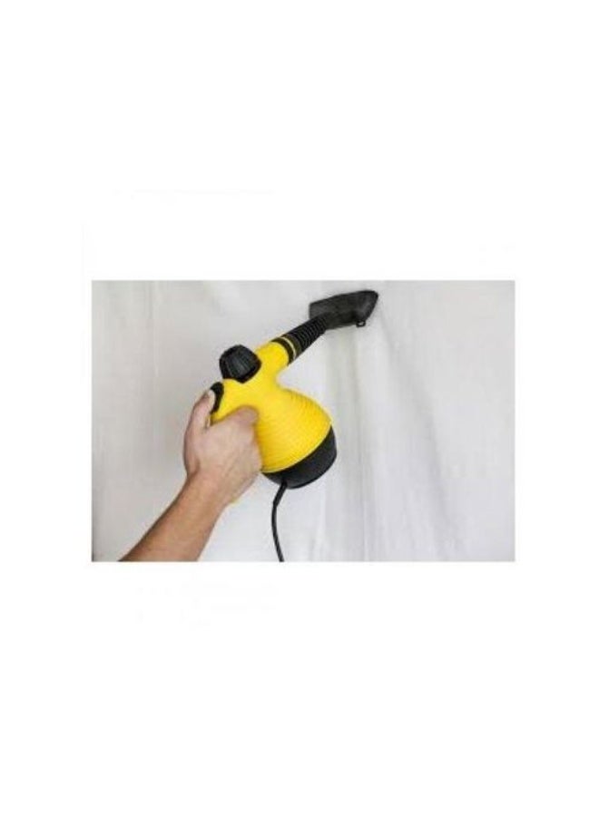 منظف بخار محمول – جهاز بخار متعدد الاستخدام بضغط عالي مع 10 قطع، تنظيف عميق بدون مواد كيميائية للسجاد والستائر والنوافذ والأرضيات ومقاعد السيارة – أصفر/أسود/أبيض - Image 2