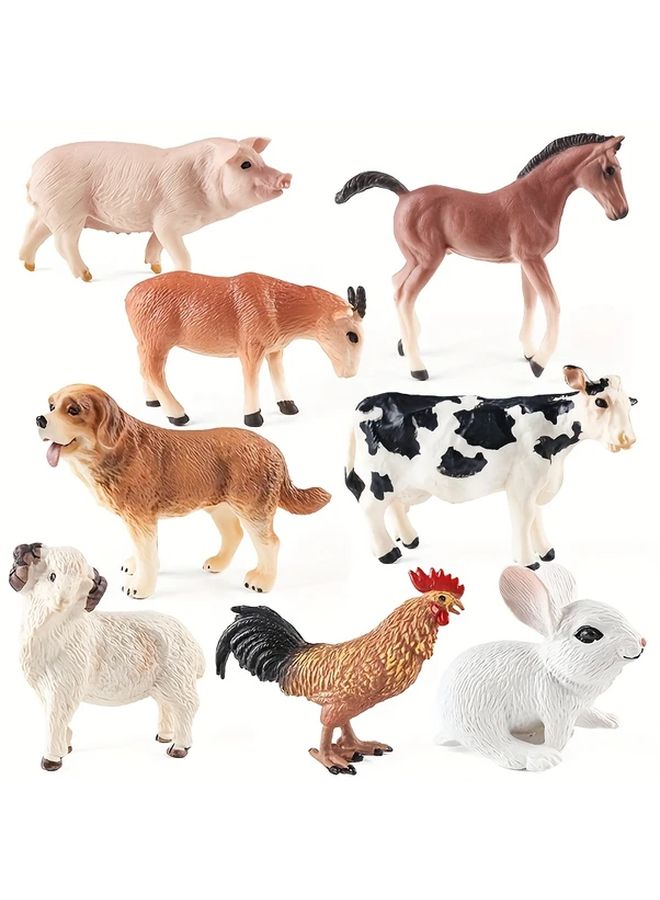 Farm Animal Model Set A PVC Material Educational Toy For Scientific Cognitive Development - Image 2