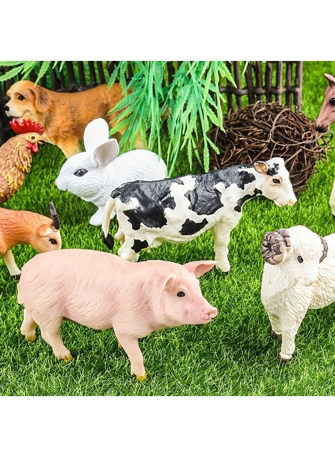 Farm Animal Model Set A PVC Material Educational Toy For Scientific Cognitive Development - Image 5