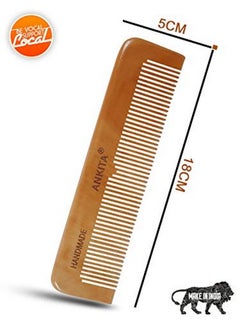 Ankita Wood Hair Combs for Curly Hair No Static Wooden Hair Comb With Rounded Handle for Men Women and Kids  - Image 3