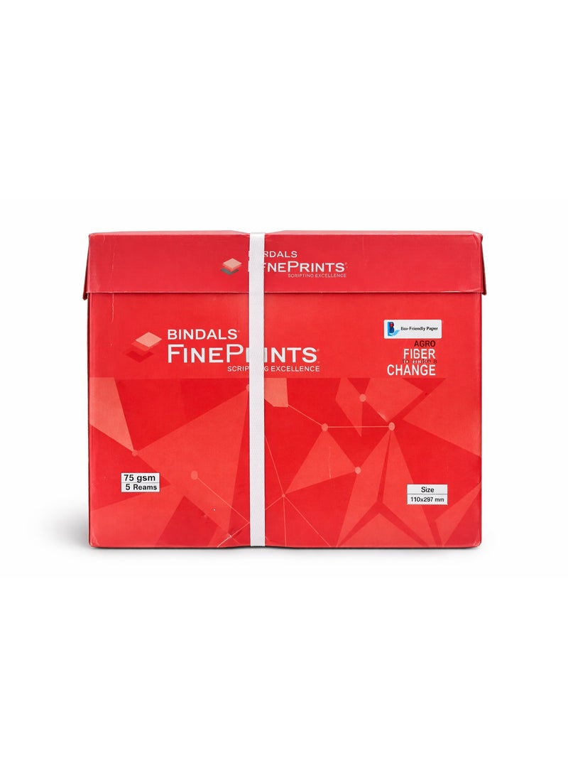 BINDALS Bindal A4 Copier Paper 75 GSM – Premium Quality, Smooth Finish, Multipurpose Printing & Writing Paper, 500 Sheets - Image 1