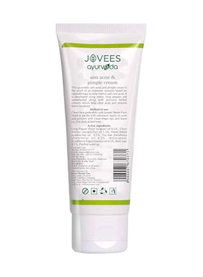 Herbal Anti Acne & Pimple Cream | Oily, Sensitive & Acne Prone Skin | Removes Pimple/Removes Dark Spots 60G