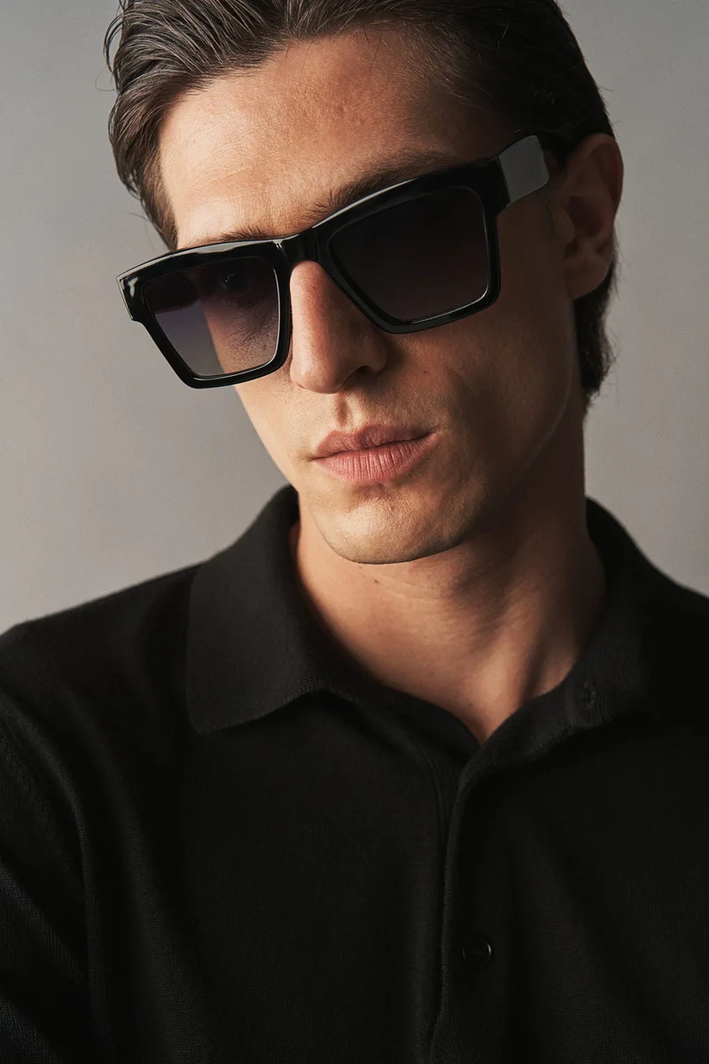 H&M Slim Fit Wool Polo Shirt