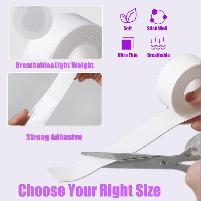 Kshavi Kshavi Collar Protector Neck Sweat Pad Antiperspirant Sticker Absorbing Sweat Pads nonwoven fabric Disposable SelfAdhesive Invisible Protection Hats Liner Caps Against Collar Sweat Stains 2PCs - Image 4