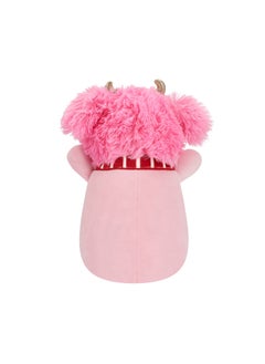 Squishmallows 14 inch Pink Bigfoot w/Scarf HugMee , Officially Licensed Kellytoy Plush Toy, Colorful Soft Toy, Gift for Kids, Girls & Boys Washable Squishy Stuff Toy Multicolor All Age  - Image 4