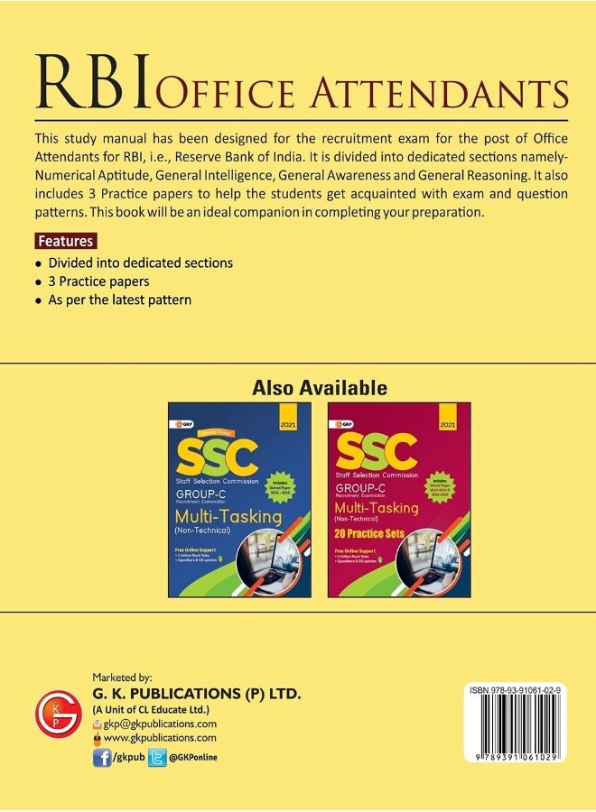 RBI 2021: Office Attendants - Guide  - Image 2