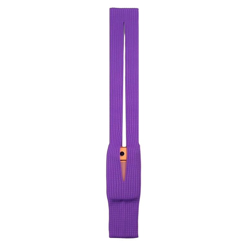 i Phone Pocket 3D-Knitted Stretch Phone Pouch – Wearable Universal Sleeve Compatible with Your Apple Phone or Device (Purple, Long)