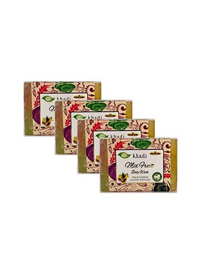 Meghdoot Mix Fruit Body Wash Soap 125Gm (Pack Of 4) - Image 1