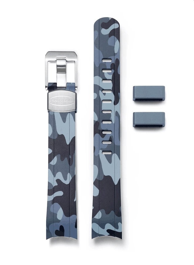 Crafter Blue سوار ساعة بديل من المطاط الناعم ذو طرف منحني من Crafter Blue CB10/CB10-F لساعات Seiko Skx/SRPDxx /5 Sports / 5 GMT - Image 1