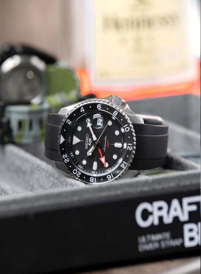 Crafter Blue سوار ساعة بديل من المطاط الناعم ذو طرف منحني من Crafter Blue CB10/CB10-F لساعات Seiko Skx/SRPDxx /5 Sports / 5 GMT - Image 3