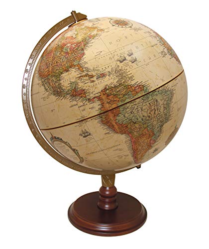 Replogle Lenox, 12"/30cm diameter Antique Style, Desktop Globe, Classic World Globe with up-to-date Cartography, Made in USA - Image 1