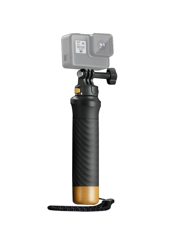 PULUZ Quick Release Floating Handle Hand Grip, Waterproof Mount Hand Grip for Action Camera Compatible with GoPro 13 12 11 10 9, Insta360, DJI Osmo Action Cameras  - Image 1