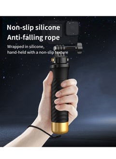 PULUZ Quick Release Floating Handle Hand Grip, Waterproof Mount Hand Grip for Action Camera Compatible with GoPro 13 12 11 10 9, Insta360, DJI Osmo Action Cameras  - Image 3