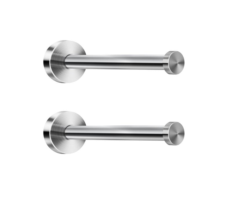 NELXULAS Brushed Stainless Steel Bath Towel Robe Hooks Single Super Heavy Duty Wall Mount Hook, Coat Hook, Fit for Bedroom,Living Room, Bathroom and Fitting Room, Office (6", 2 PCS) - Image 1