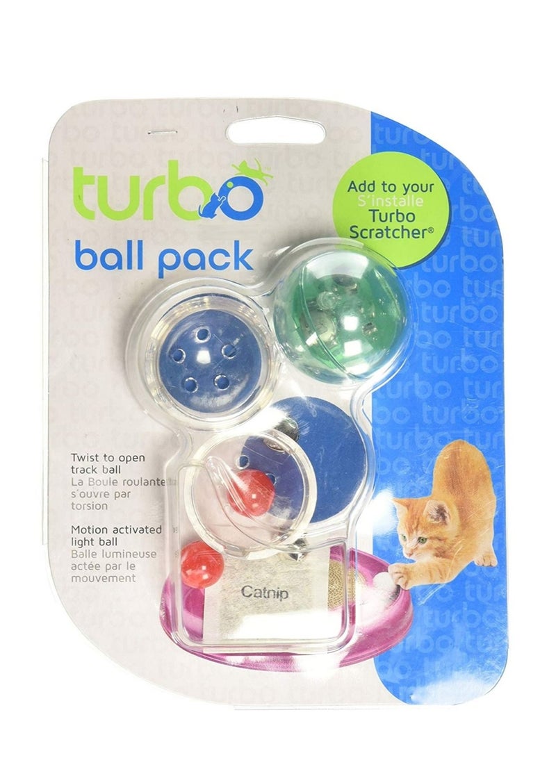 Turbo Assorted Ball Pack for Cats Multicolor - Image 1
