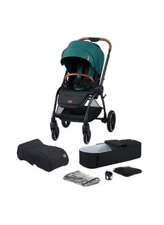 Kinderkraft عربة أطفال 2 في 1 إيفولوشن - خضراء  - Image 1