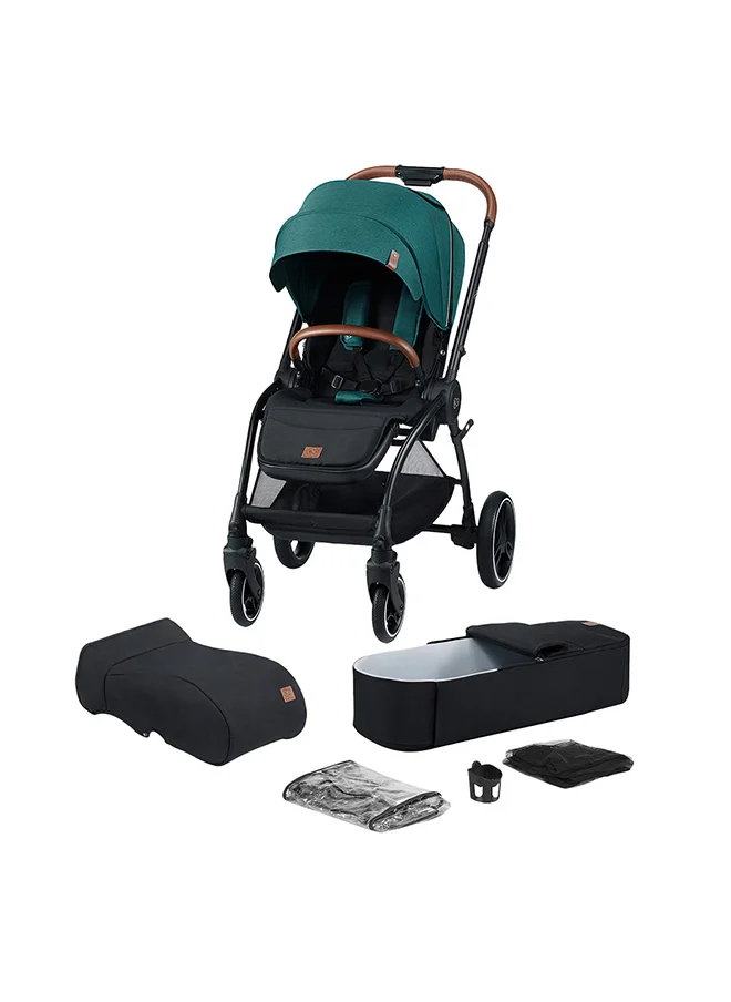 Kinderkraft 2-In-1 Evolution Pushchair - Green