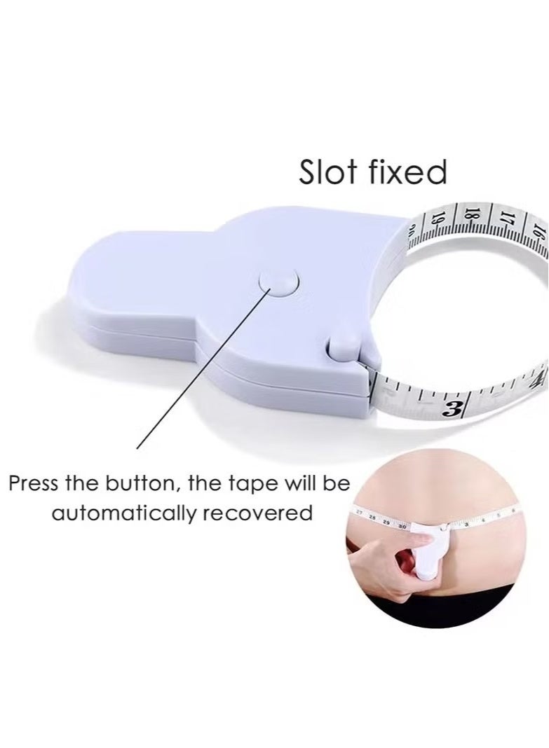 ATRJSZ Automatic Telescopic Tape Measure Body Measuring Tape Sewing Ruler Tools Centimeter Tapes For Body Meter Measure White Tools - Image 1