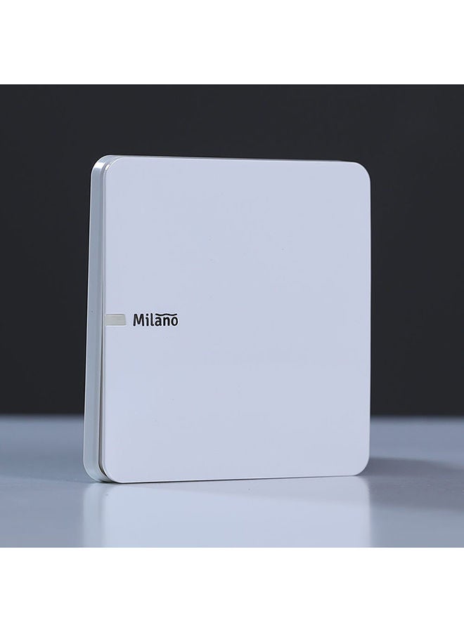 milano 10A 1 Gang 2 Way Switch Made With Polypropylene Electrical Switches, Sockets, Outlets For Home Appliance White - Image 3
