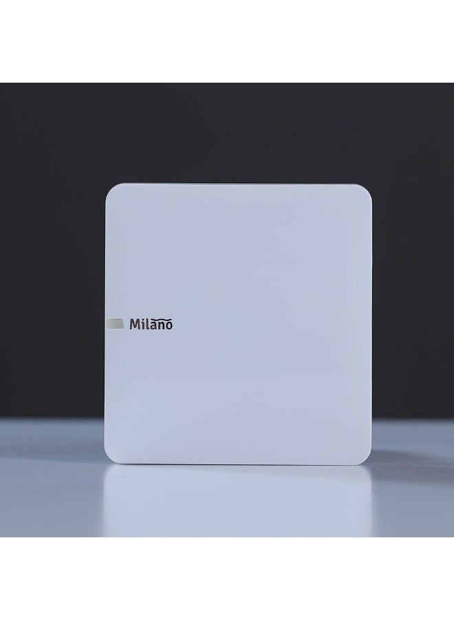 milano 10A 1 Gang 2 Way Switch Made With Polypropylene Electrical Switches, Sockets, Outlets For Home Appliance White - Image 1