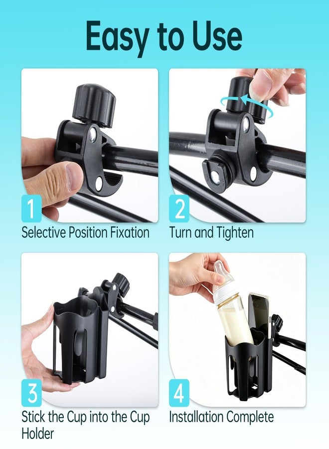 UXIETIN حامل أكواب لعربة الأطفال متوافق مع عربات Nuna Mixx/triv/trvl - Image 3