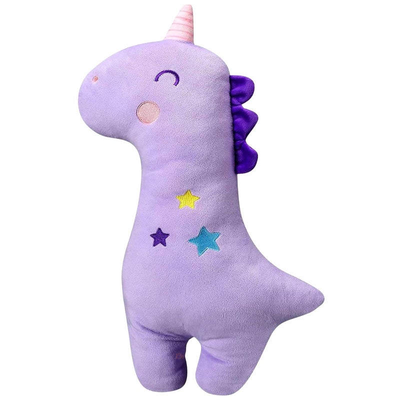 JUNIOR JOE Soft Velvet Car Seat Belt Pillow For KidsTravel Neck Pillow With CushionCute Cartoon Vehicle Shoulder Pads For ChildrenStyle11 CountPurple