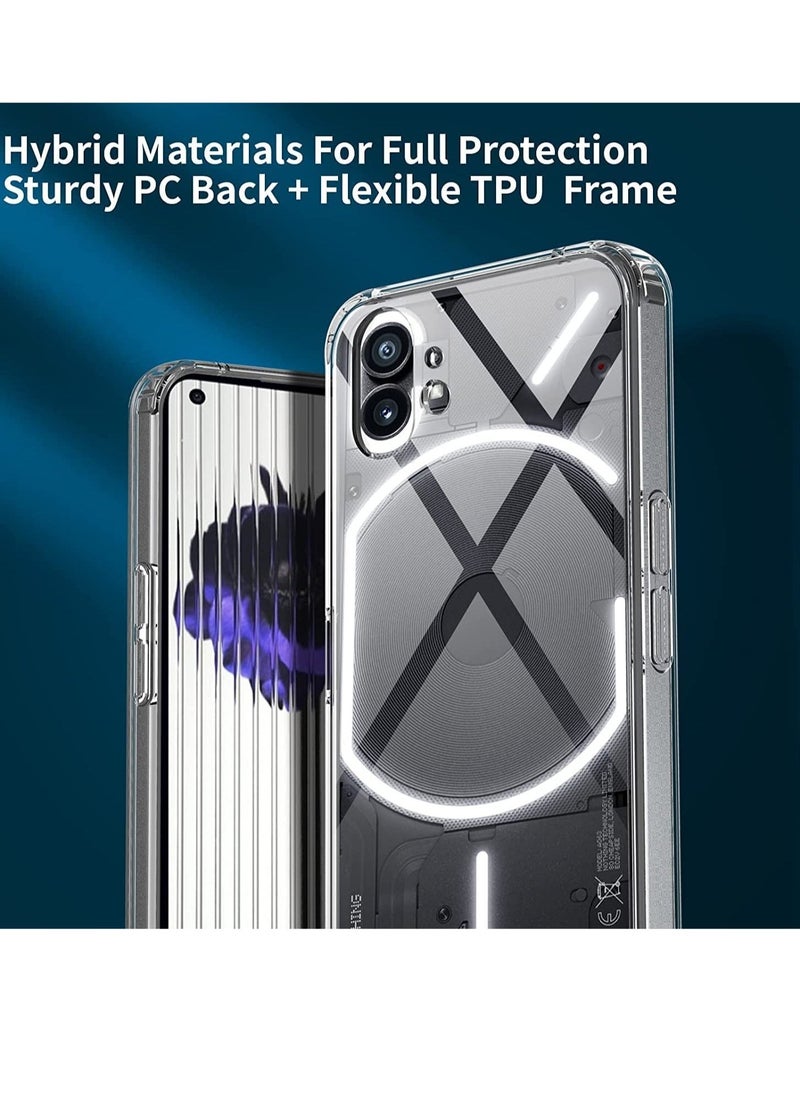 Raxoom Nothing Phone 1 Case Nothing Phone 1 Cover [Slim Thin] [Shockproof] Flexible TPU Gel Rubber Soft Skin Silicone Protective Case Cover - Image 5