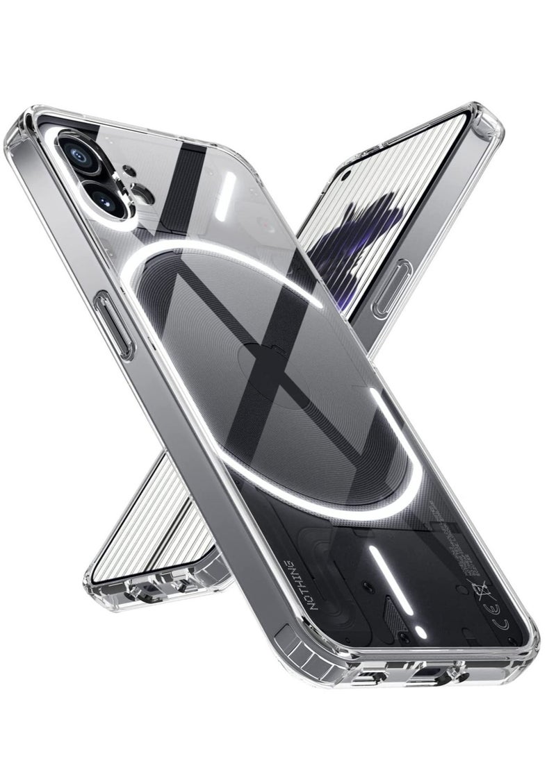 Raxoom Nothing Phone 1 Case Nothing Phone 1 Cover [Slim Thin] [Shockproof] Flexible TPU Gel Rubber Soft Skin Silicone Protective Case Cover - Image 1