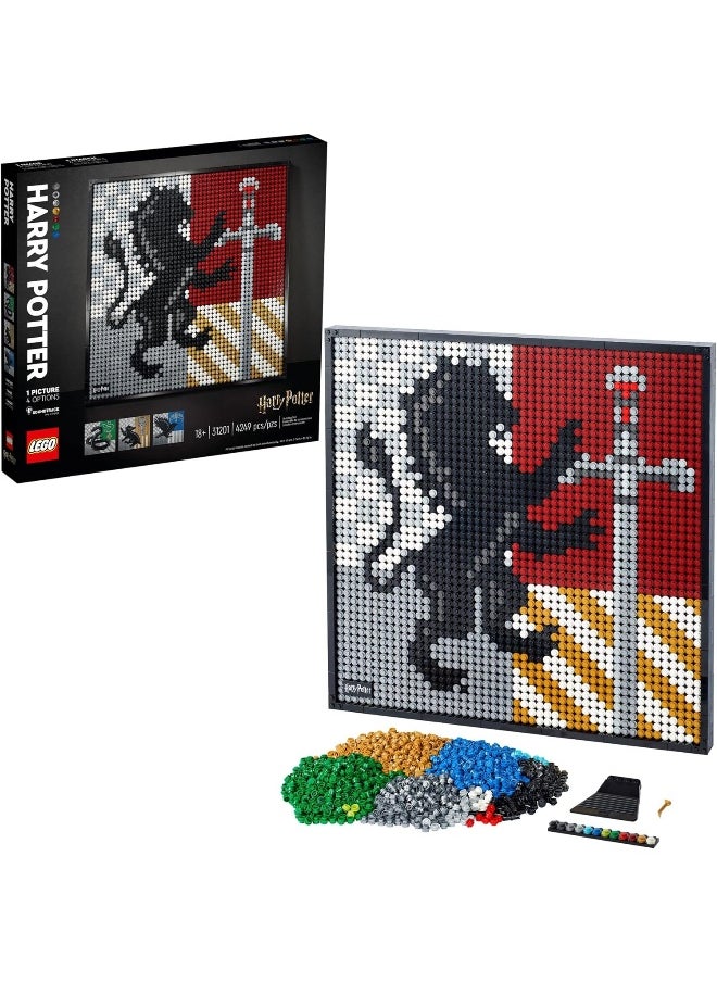 LEGO 4249 Piece-Harry Potter Hogwarts Crests 31201 Building Kit  - Image 5