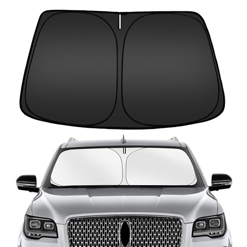 ARISMOTOR Windshield Sun Shade for Lincoln Navigator 20182025 Custom Fit Foldable Front Window Sunshade Sun Visor Protector Block UV Rays Keep Your Car Cooler