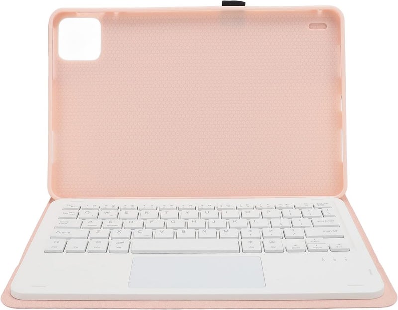 Pad 6 6 Pro 11 Inch 2023 Keyboard Case Stylish Protective Cover with Removable Keyboard, for Tablet Users PU Stand Cover (Pink) - Image 2