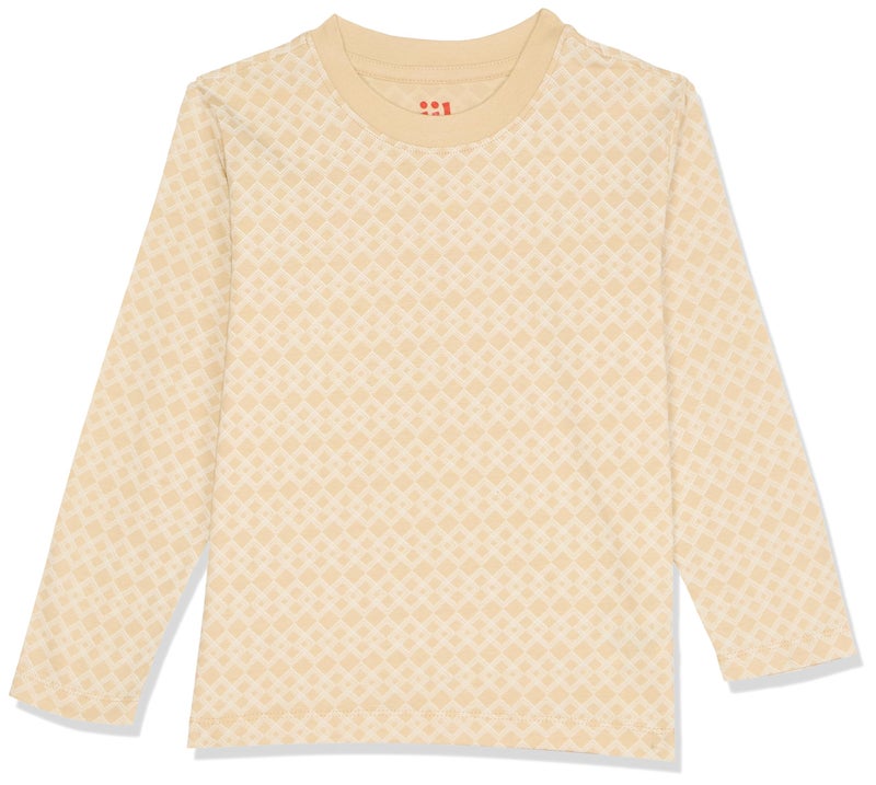 Jil Girls White Argyle Kids Long Sleeve Tee SHIRT