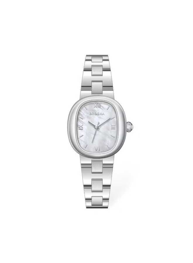 Elegant women's wristwatch from the Brosha brand, water resistant
