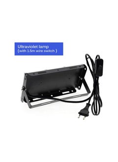 UV Flood Light LED Flood Light Fluorescent Stage Lamp 100W UV Curing Party Stage Blacklight for Parties Curing Glue 395nm