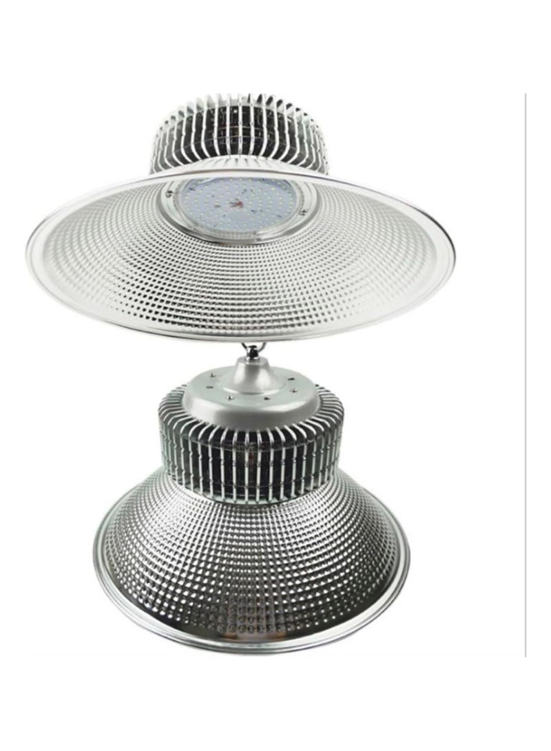 إس إل-أي إضاءة LED عالية السقف، قابلة للتعتيم، تصميم نحيف للغاية، فضي للجراج والمستودعات والمتجر واستخدام الغرفة والقاعة (200 وات)  - Image 2