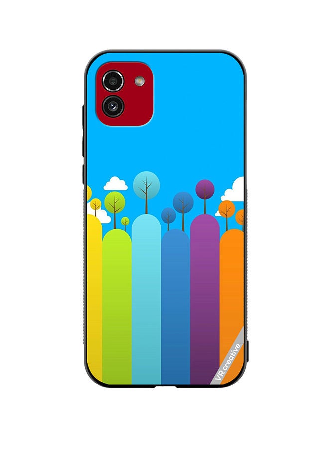 VR CREATIVE Protective Case Cover For Samsung Galaxy A03 Nature Design Multicolour - Image 1