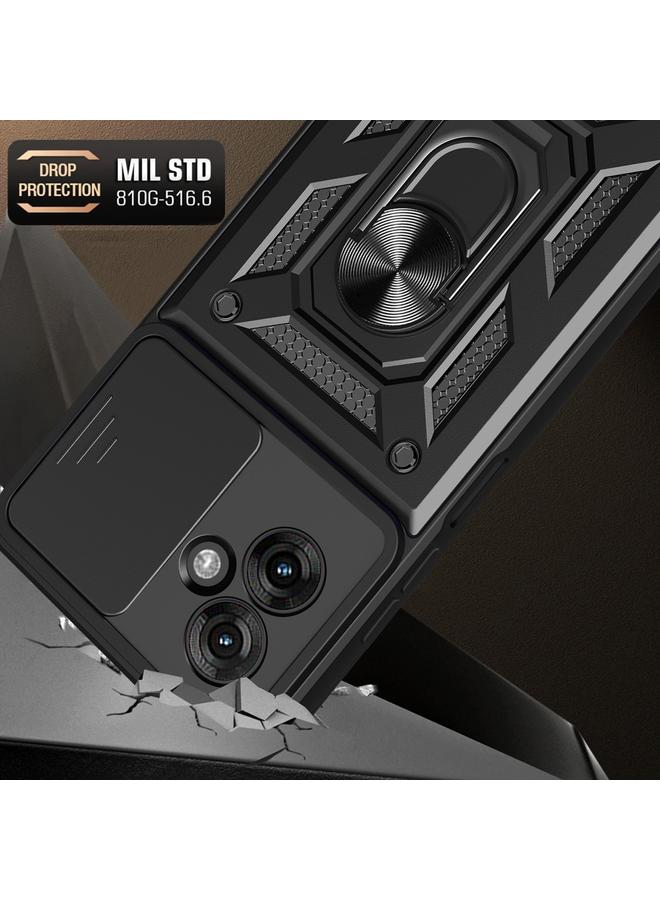 إيروريكس جراب لهاتف Motorola Moto G55 بتصميم غطاء كاميرا منزلق من مادة TPU الهجينة لهاتف الكمبيوتر الشخصي - Image 5