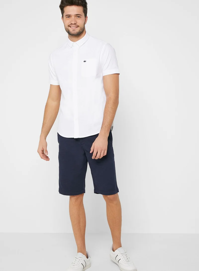 BRAVE SOUL Shorts Sleeve Oxford Shirt