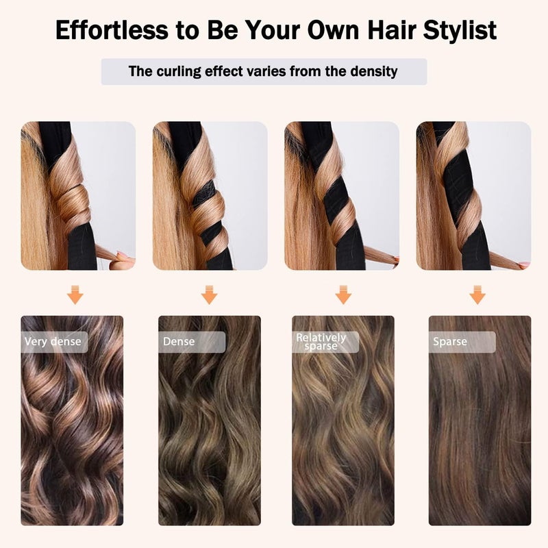 Abhaymart Heatless Hair Curler Flexible Curling Rod with Hook Satin Rollers for All Hair Types No Heat Curls to Sleep for Curl Rods Heatless Curls for Blowout Hair - Image 5