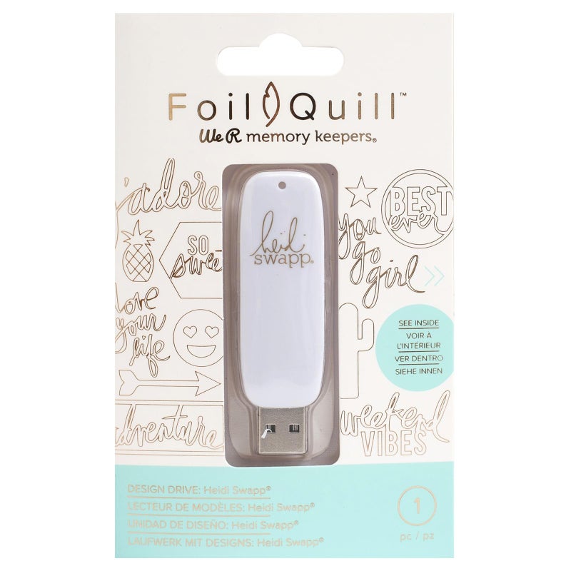 We R Memory Keepers 0633356607038 Drives Foil Quill-Heidi Swapp (200 Designs), ys/m, Multicoloured