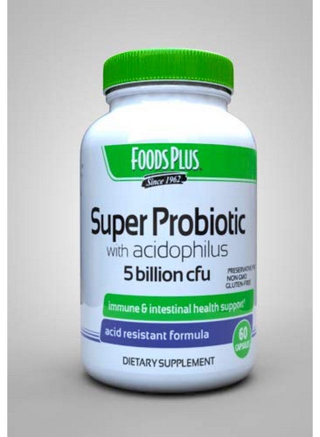 Windmill Natural Vitamins Super Probiotic Plus with Acidophilus (5 Billion CFU) 60 Capsules (Pack of 1)