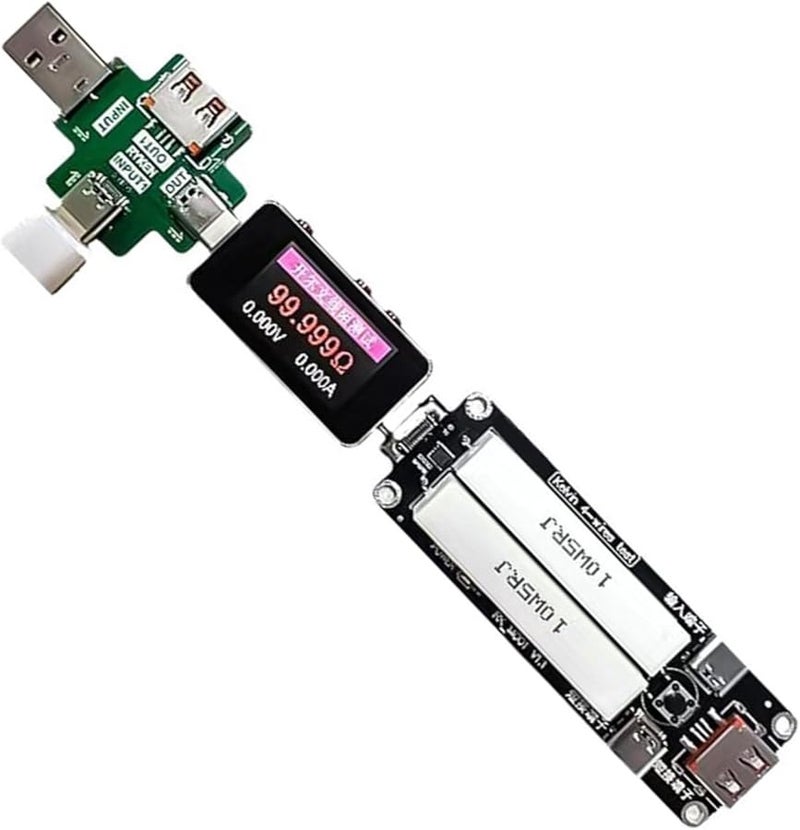 Kelvin Wire Resistance Current Voltage Meter M001 Type C Power Detection Electrical Testing - Image 1